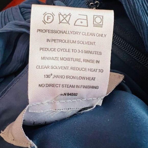 Amsale One Shoulder Party Cocktail Silk Navy Dress 4 Bridesmaid Wedding Guest - Picture 5 of 12